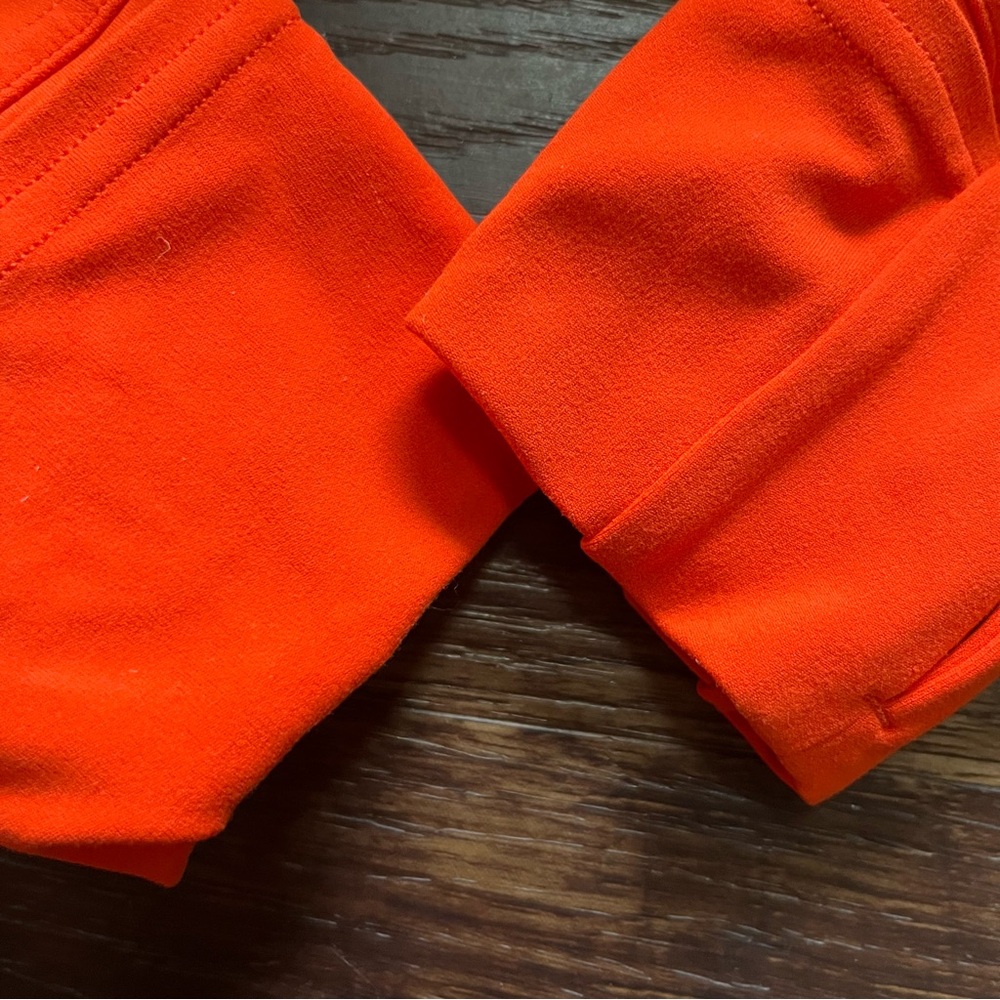 Lululemon Athletica W3FRU cropped define jacket in a bold orange color Sz 4 - Picture 8 of 10